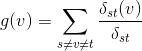 Betweenness centrality